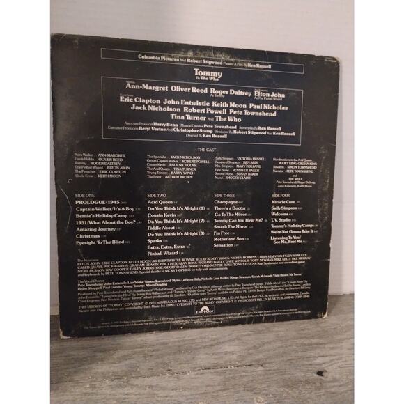 THE WHO's TOMMY the Movie 2- Vinyl Record Set Lyric Sleeves PD2 9502 - Picture 7 of 7